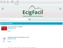 Tablet Screenshot of ecigfacil.com